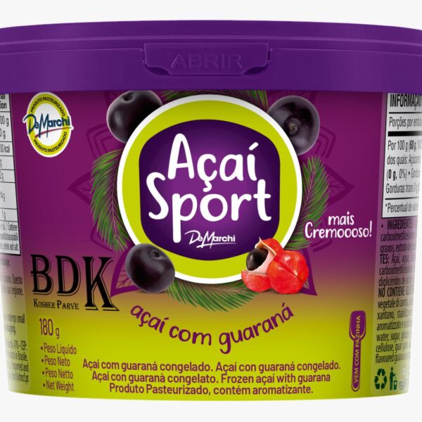 DEMARCHI Açaí Sport mit Guaraná – Açaí Sport com Guaraná, 180g