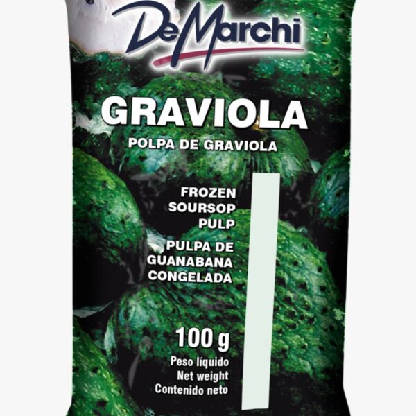 DEMARCHI Graviola Fruchtpüree – Polpa de Graviola, 100g