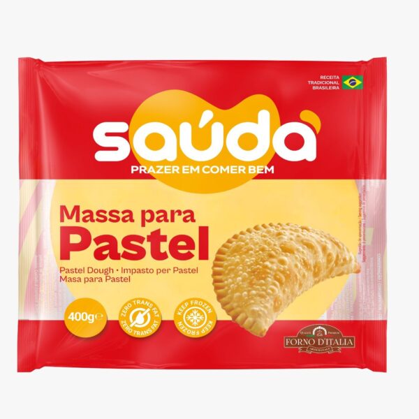 Teig für Pastel – Massa disco para Pastel SAÚDA - 400g