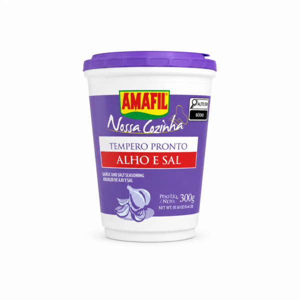Tempero alho e sal Gewürzmischung Amafil - 300g