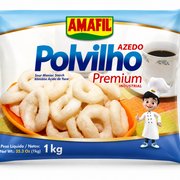 Polvilho azedo mandioca premium Amafil - 1kg