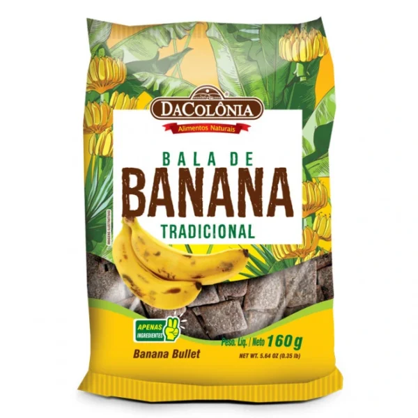DACOLONIA Bananen-Bonbons Bala de Banana Tradicional 160g
