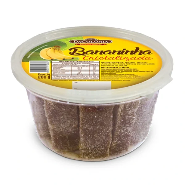 DACOLONIA Bananen-Riegel Bananinha Cristalizada 200g