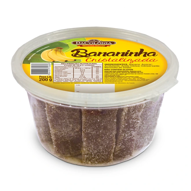 c514ab10a91eb835a6b096cffa0c48e4-product_photo.webp DACOLONIA Bananen-Riegel Bananinha Cristalizada 200g – Bild 1