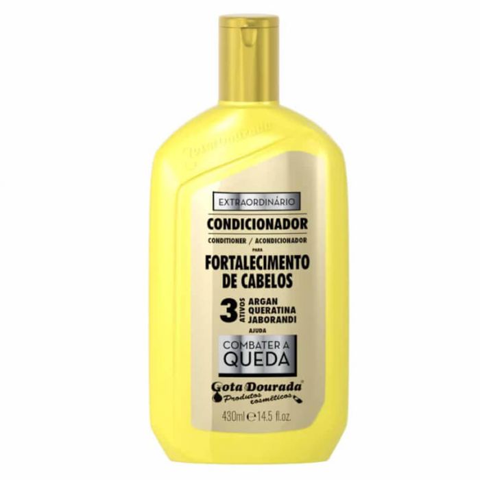 gota-dourada-condicionador-fortalecimento-extraordinario-430ml.jpg Echtes Gota Dourada Conditioner - Außergewöhnliche Stärkung 430ml – Bild 1