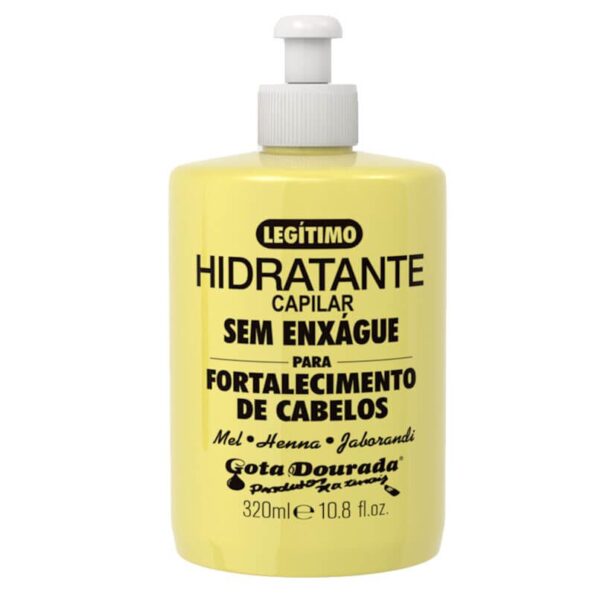 Echtes Gota Dourada Leave-in Creme - Traditionelle Stärkung 320ml
