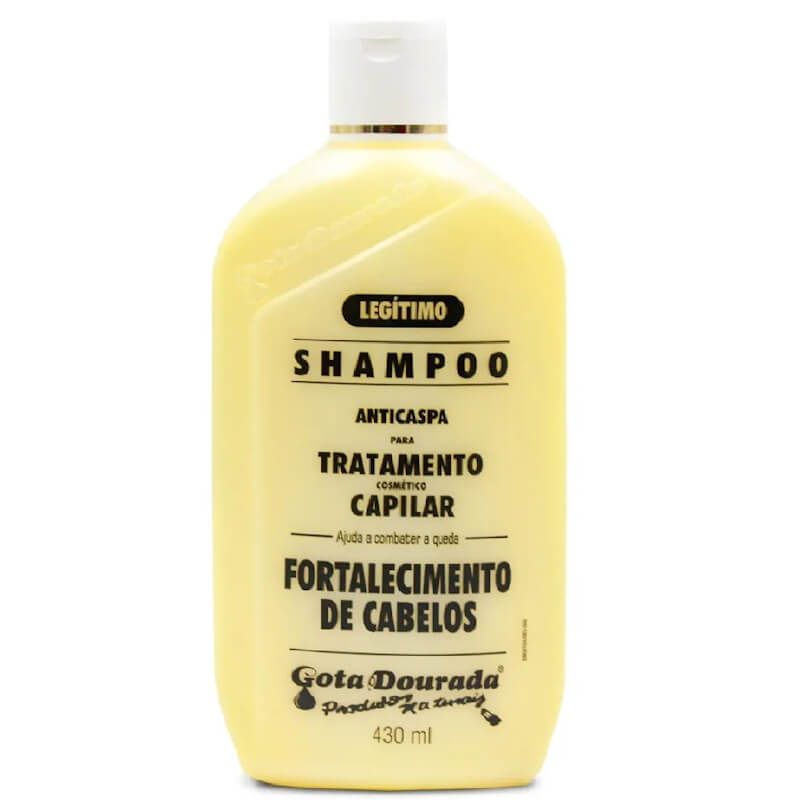 gota-dourada-shampoo-fortalecimento-430ml.jpg Echtes Gota Dourada Shampoo - Traditionelle Stärkung 430ml – Bild 1