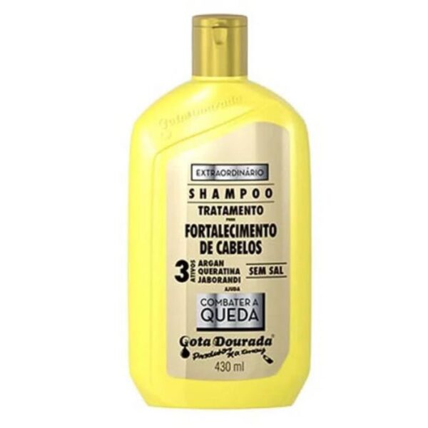 Echtes Gota Dourada Shampoo - Außergewöhnliche Stärkung 430ml