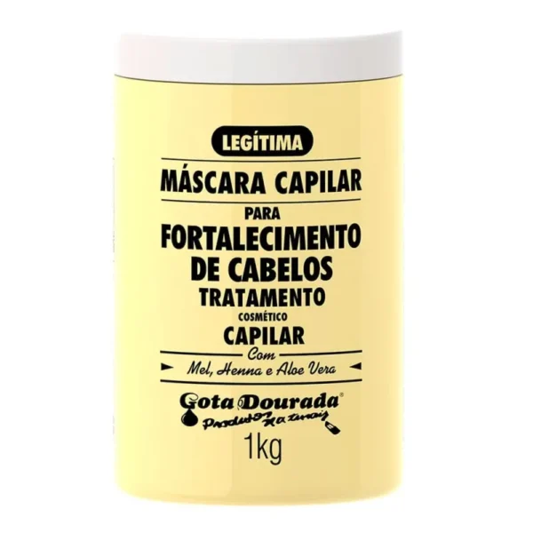 Echtes Gota Dourada Hydratationsmaske – Traditionelle Stärkung 1 kg