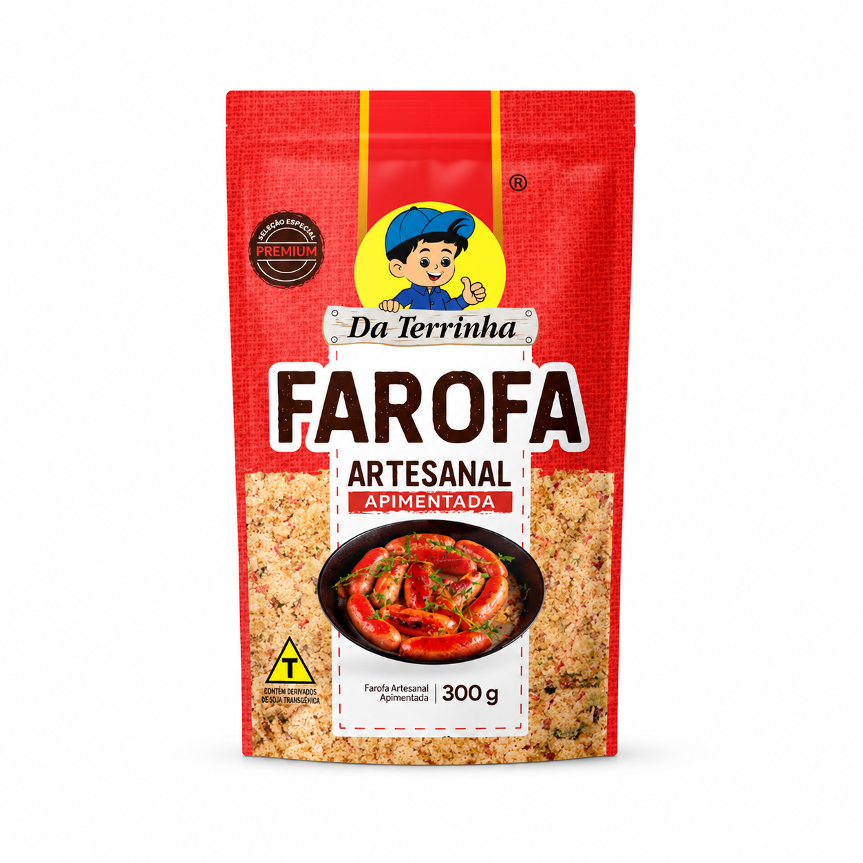 pimen-arte-farof.png Farofa ARTESANAL apimentada Da Terrinha - 300g – Bild 1