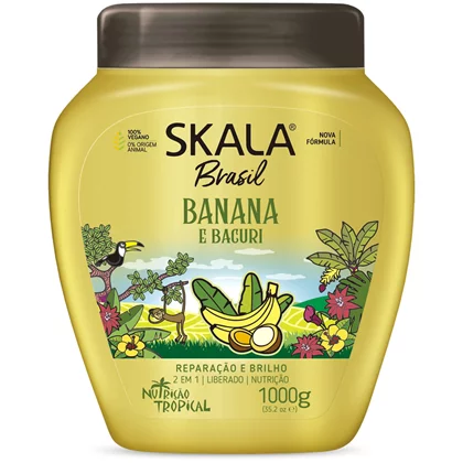 Behandlungsceme mit Banane und Bacuri - Skala 1kg