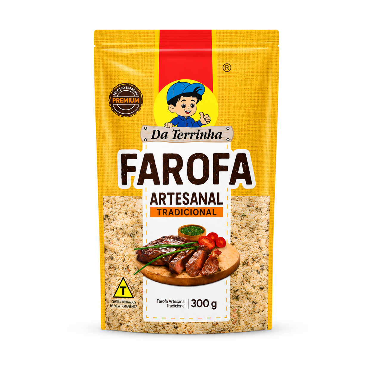 trad-farofa-arte.png Farofa ARTESANAL traditional Da Terrinha - 300g – Bild 1